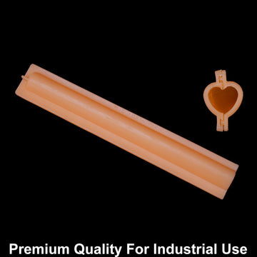 JUST CRAFT IT Silicon Mould Heart Tube Shape Soap Mould silicon soap mould