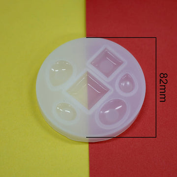 My Store Silicon Mould 6 Cavity Stone Jewellery Mould