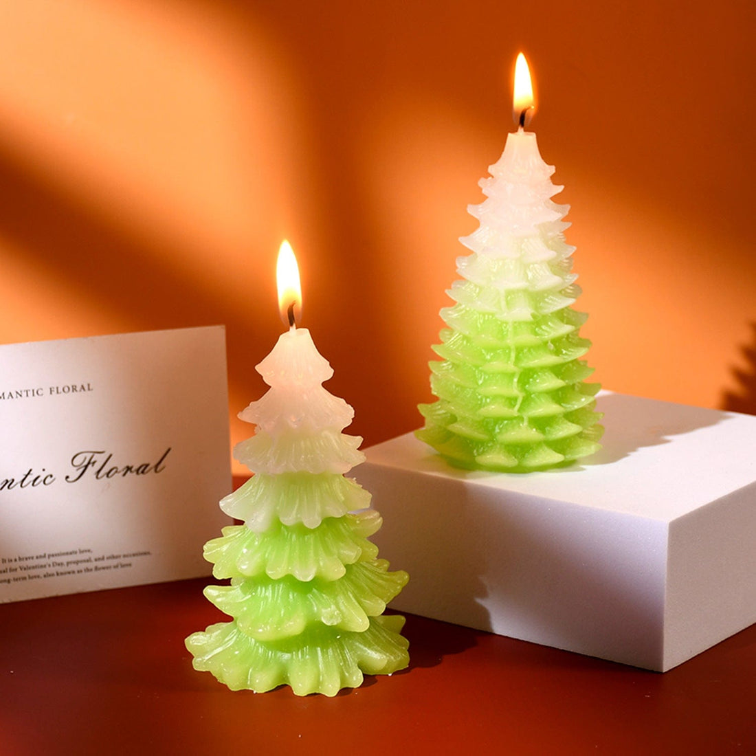 My Store Silicon Mould Christmas Tree Shaped Candles Mould