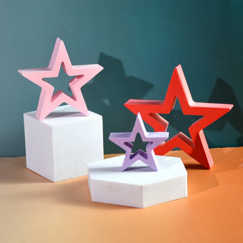 My Store Silicon Mould Medium Hollow Star Mould