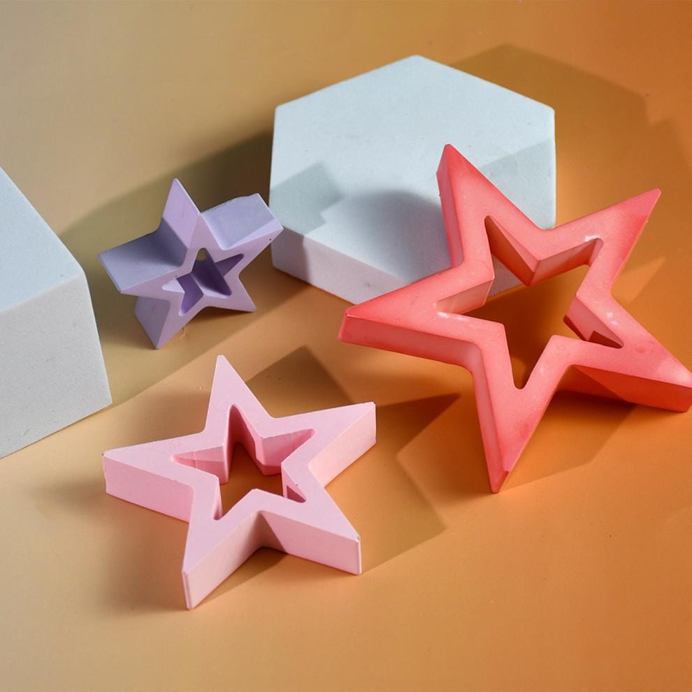 My Store Silicon Mould Hollow Star Small Mould