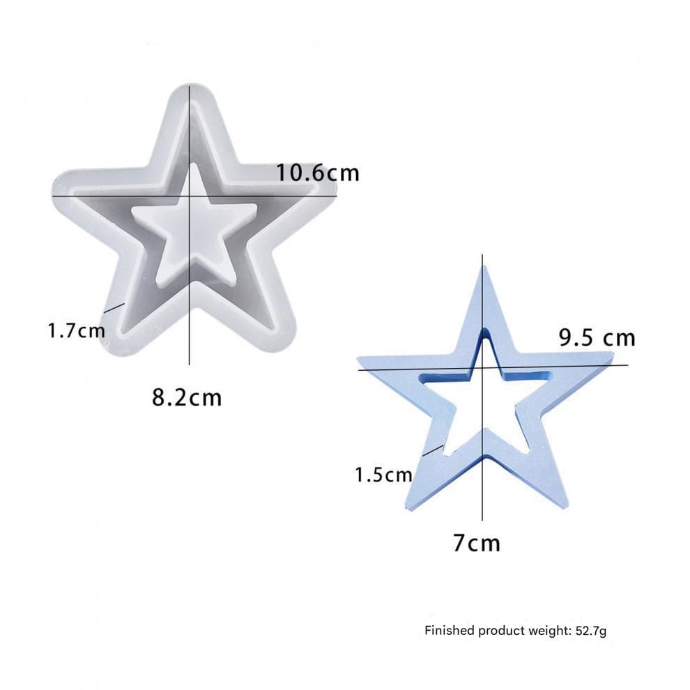 My Store Silicon Mould Large Hollow Star Mould