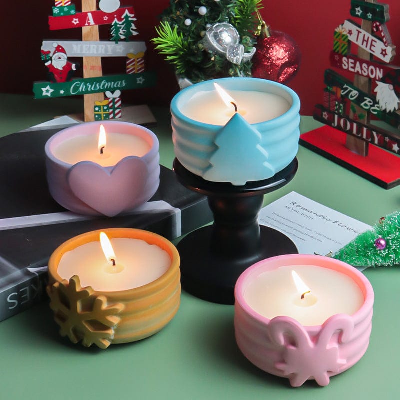 My Store Silicon Mould Christmas Snowflake Storage Box Mould