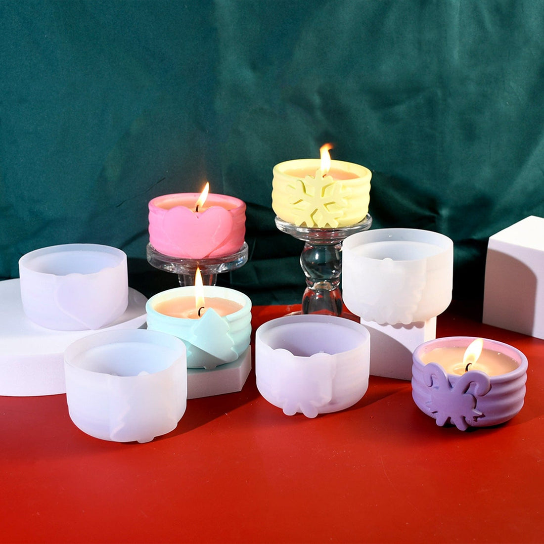 My Store Silicon Mould Heart Storage Bowl Mould