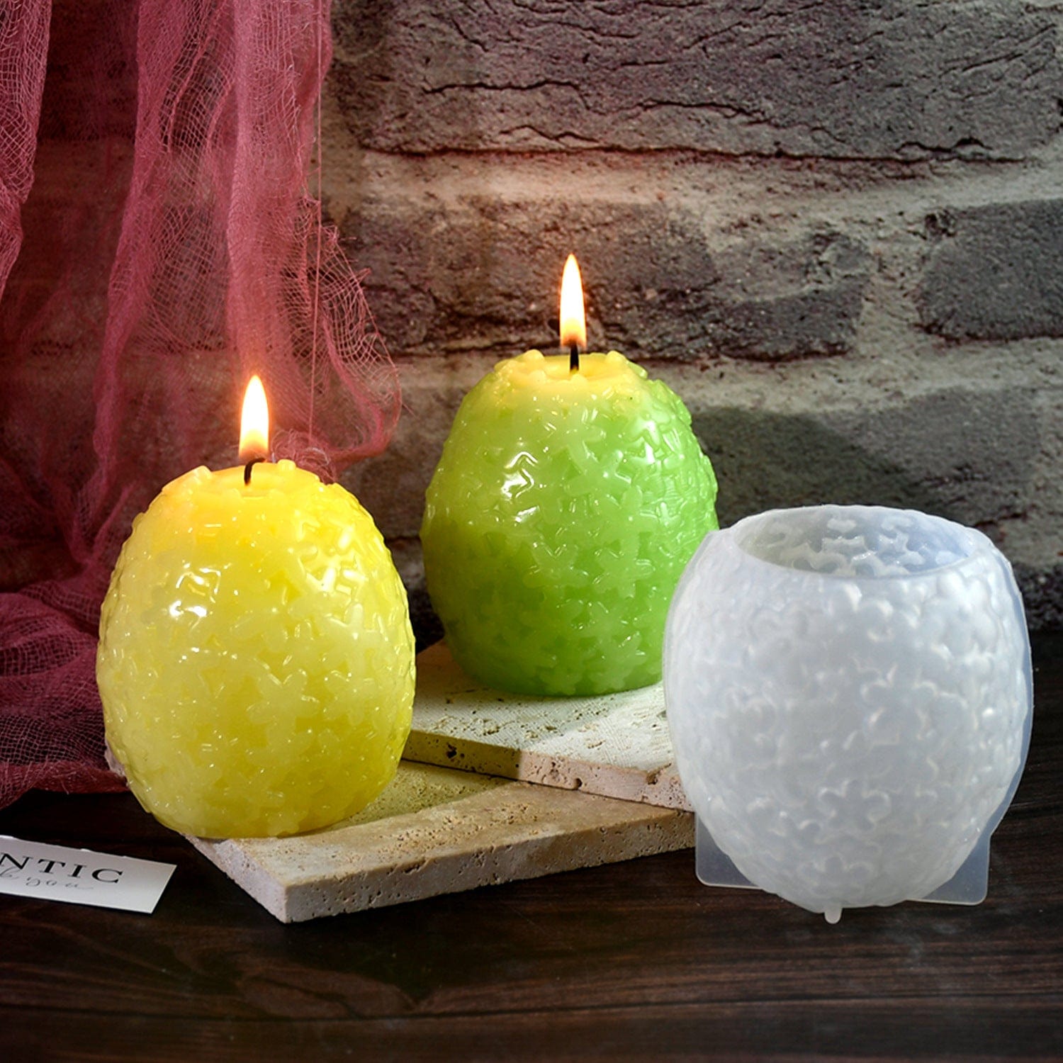 My Store Silicon Mould Flower Ball Egg Mould