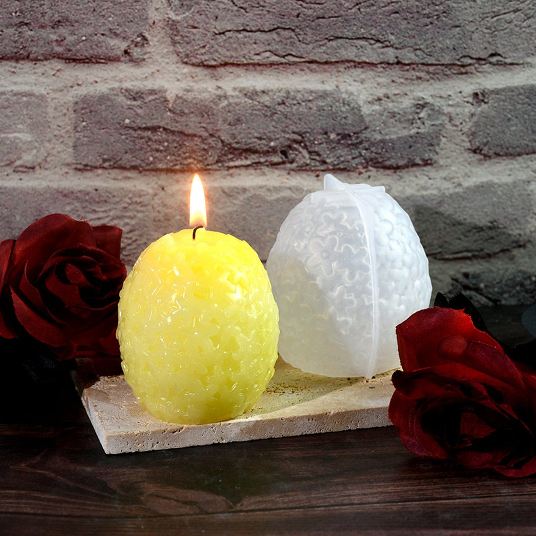 My Store Silicon Mould Flower Ball Egg Mould