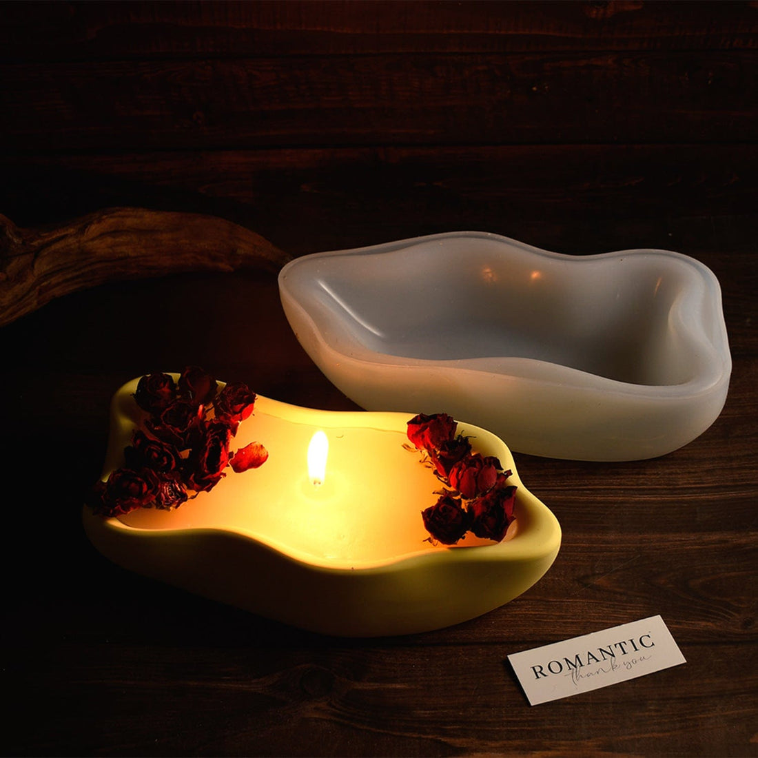 My Store Silicon Mould Irregular Shape Storage Bowl Tray Candle Jar Mould