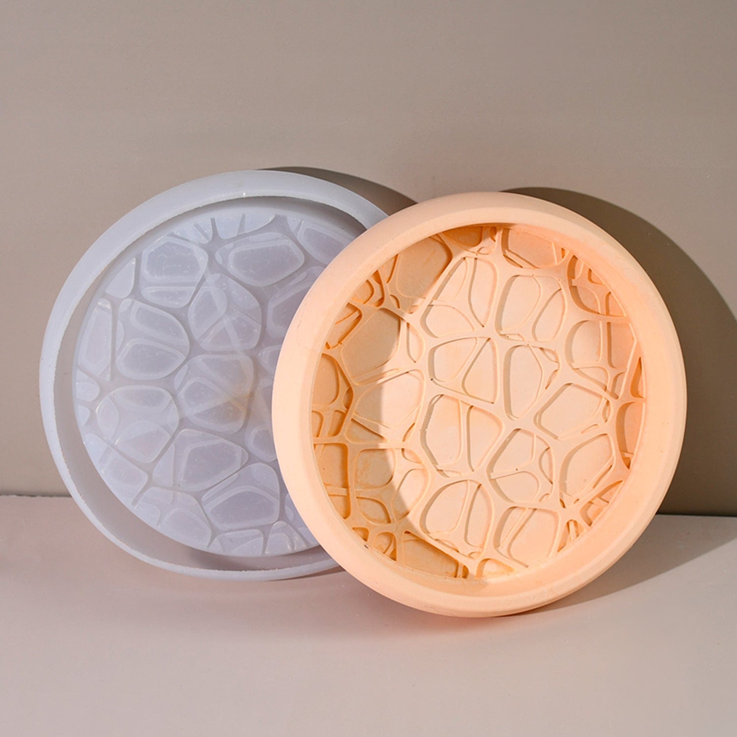 My Store Silicon Mould Water Ripple Plate Mould