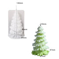 My Store Silicon Mould Christmas Tree Shaped Candles Mould