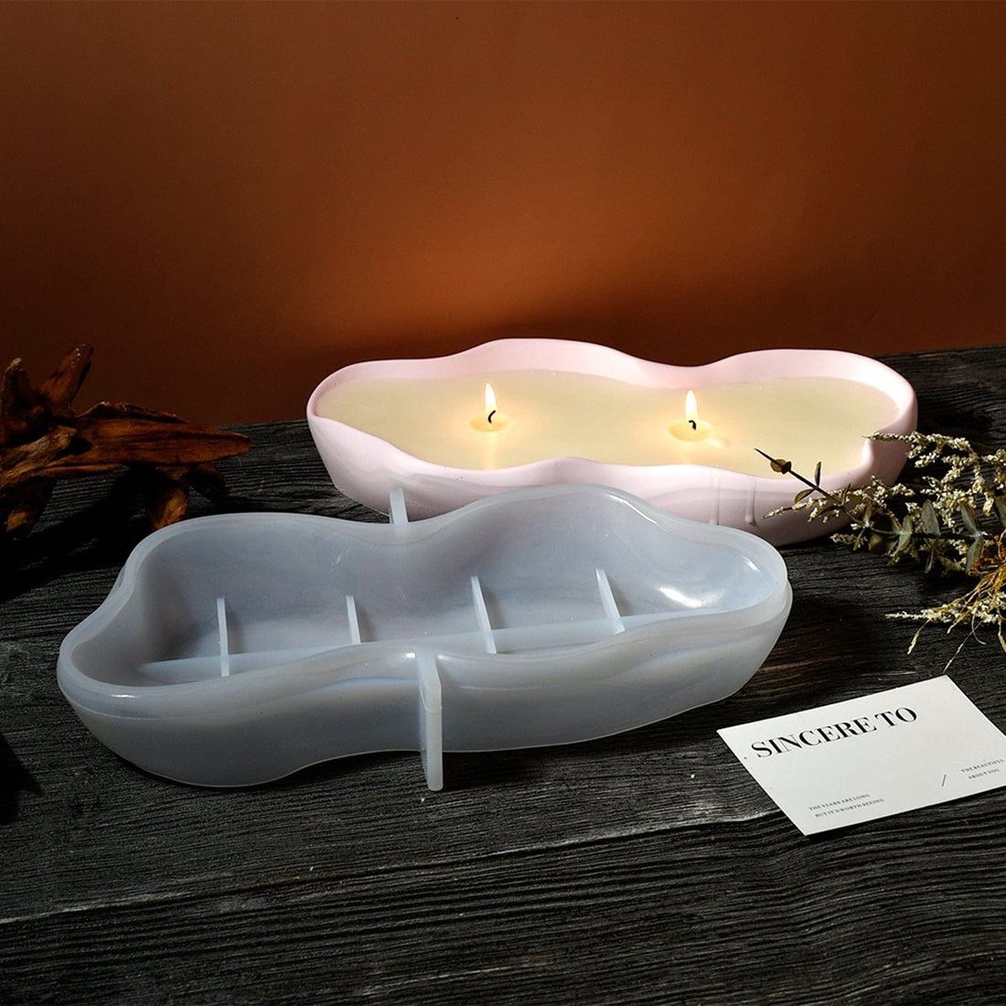 My Store Silicon Mould Twist Tray Mould