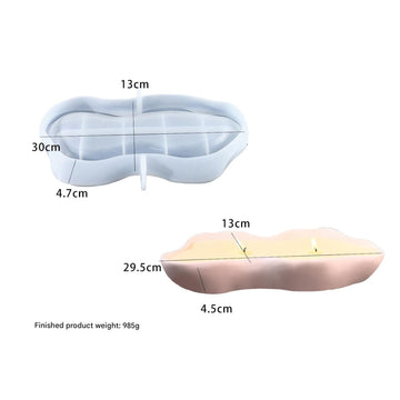 My Store Silicon Mould Twist Tray Mould