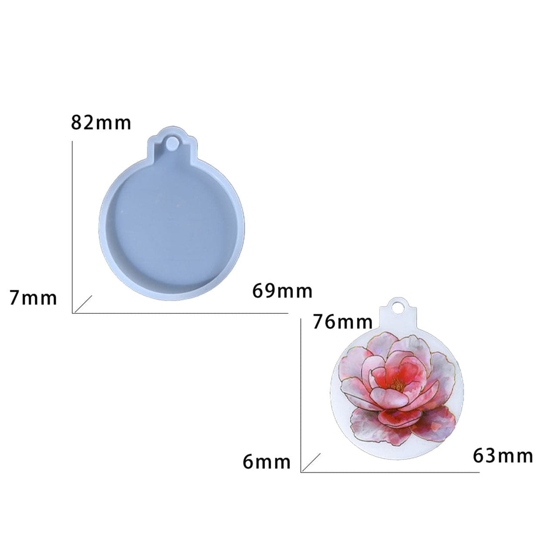 My Store Silicon Mould Christmas Ornament Ball Mould