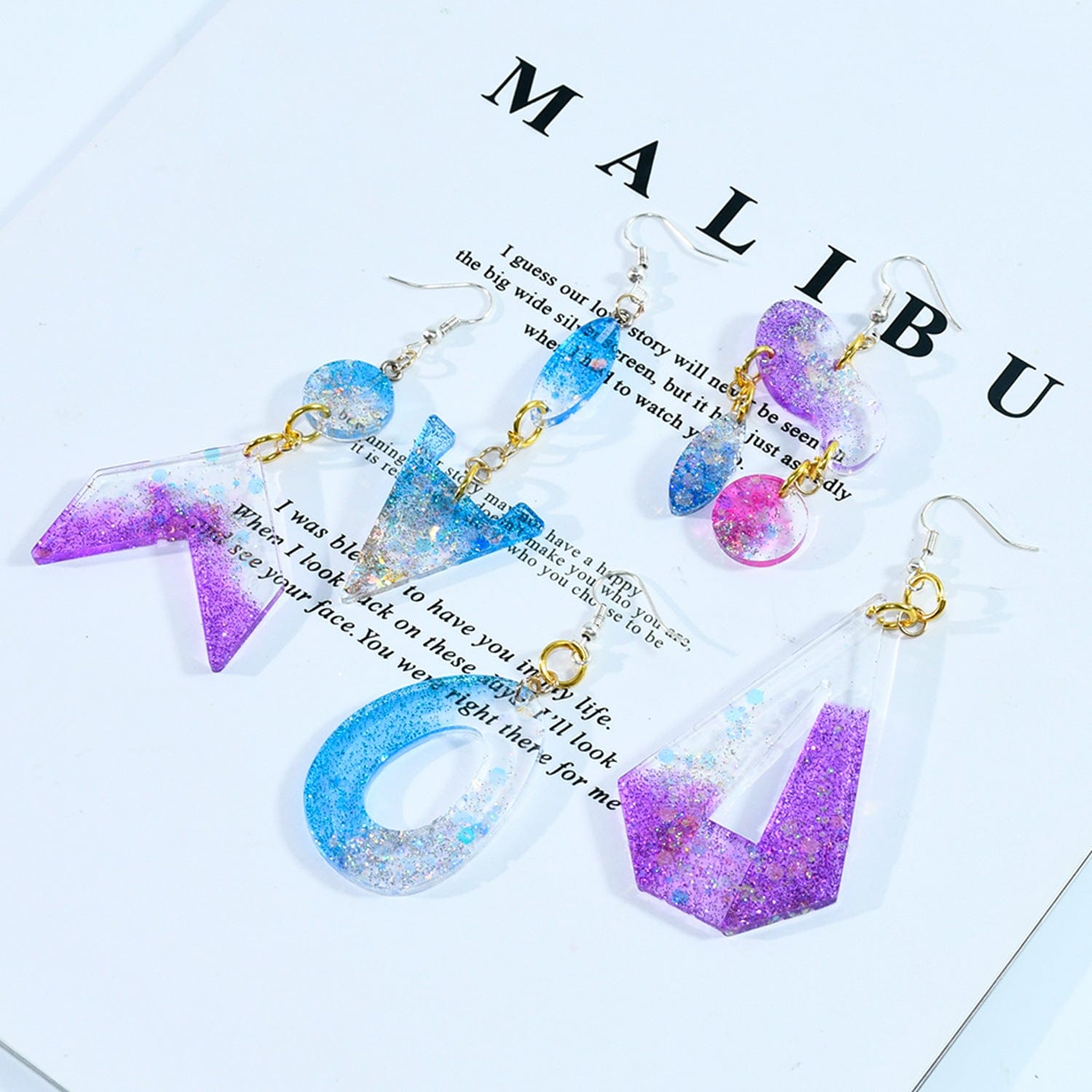My Store Silicon Mould Irregular-Shaped Earrings and Pendants Mould