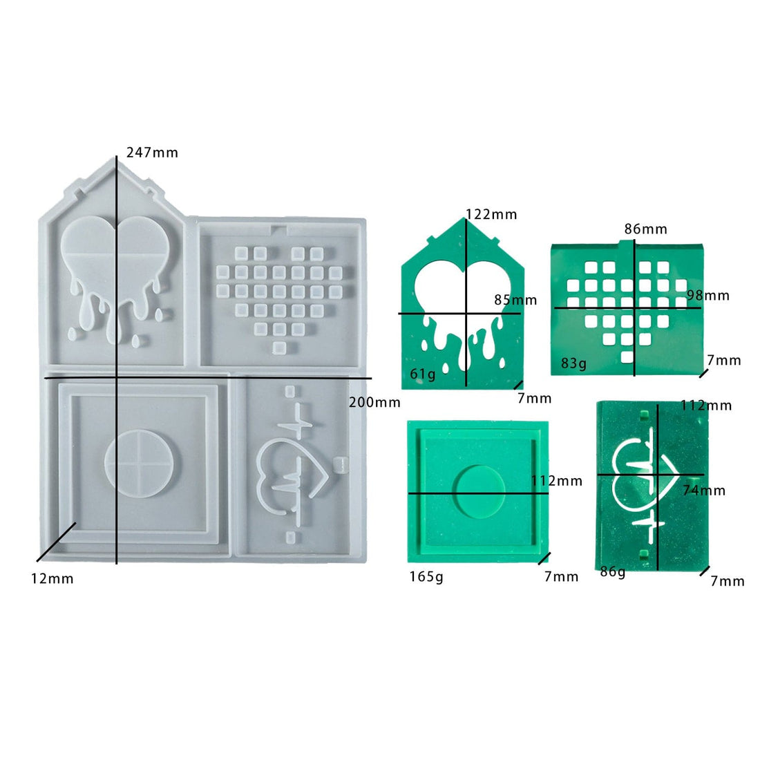 My Store Silicon Mould Silicon Mould SM1115