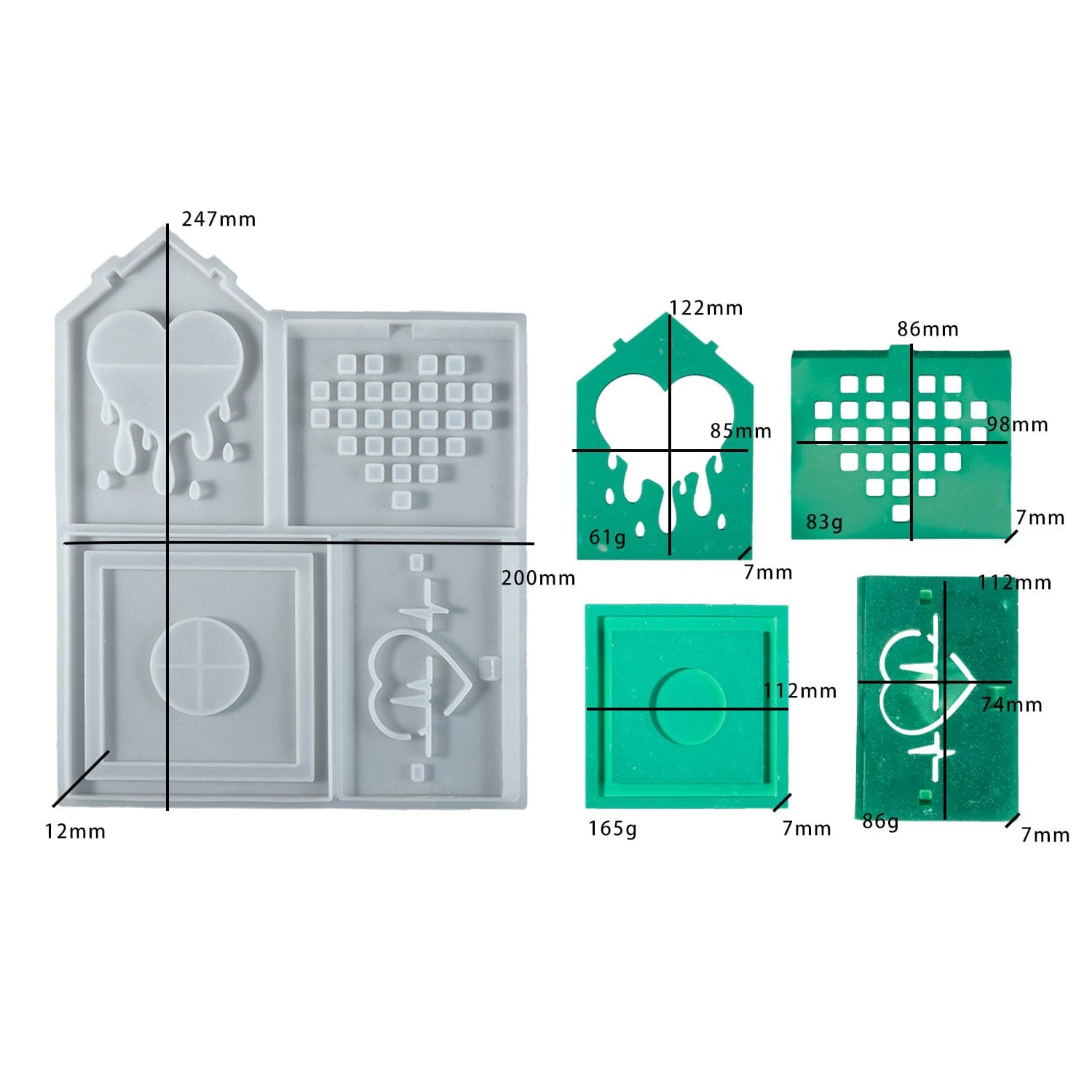 My Store Silicon Mould Silicon Mould SM1115