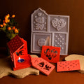 My Store Silicon Mould 3D House Home Candlestick Mould