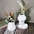 My Store Silicon Mould Striped Vase Mould