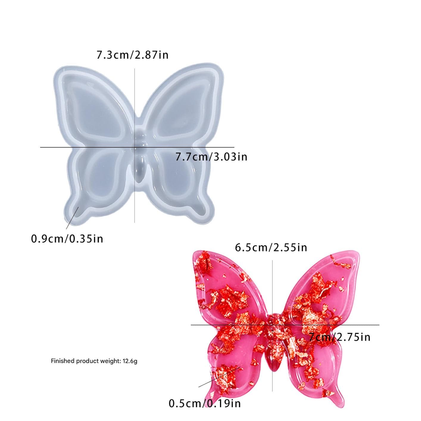 My Store Silicon Mould Butterfly Ornaments Mould