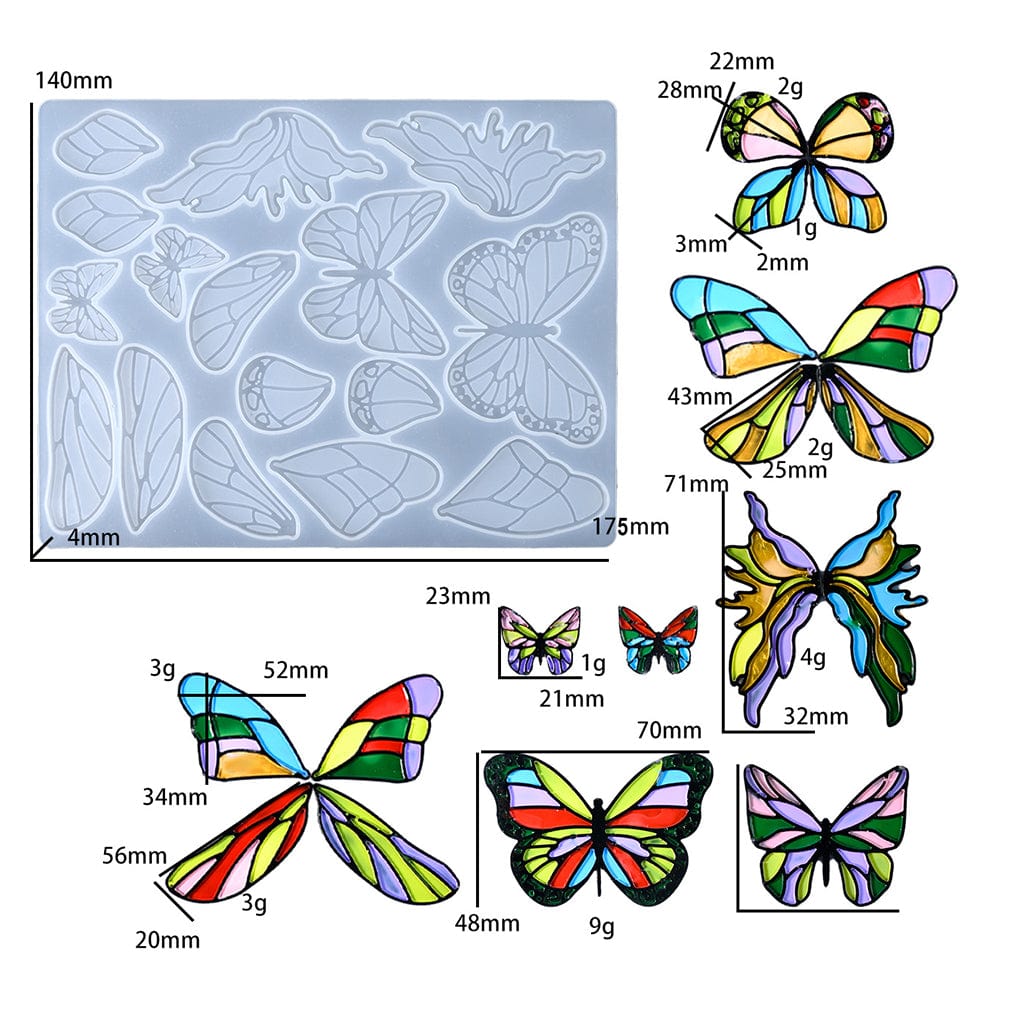 My Store Silicon Mould Butterfly Theme Mould