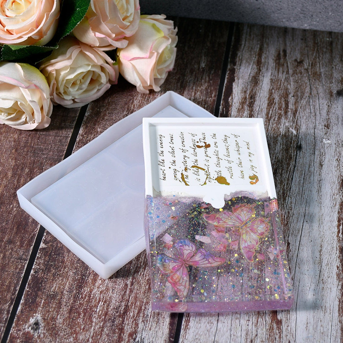 My Store Silicon Mould Rectangle Trinket Tray Mould