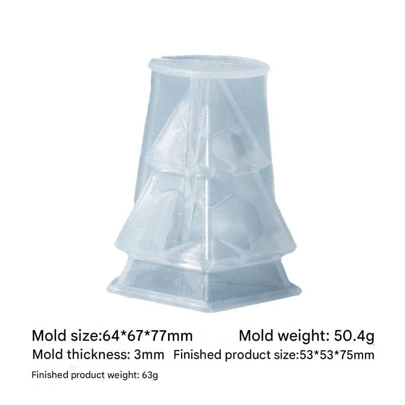 My Store Silicon Mould Pentagon Christmas Tree Mould