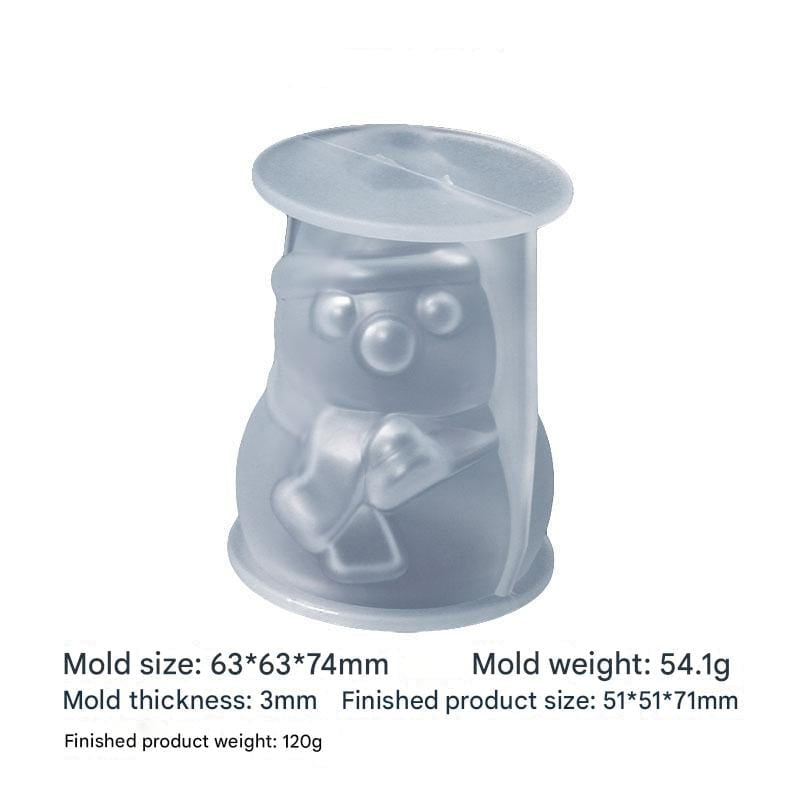 My Store Silicon Mould Christmas Snowman Mould