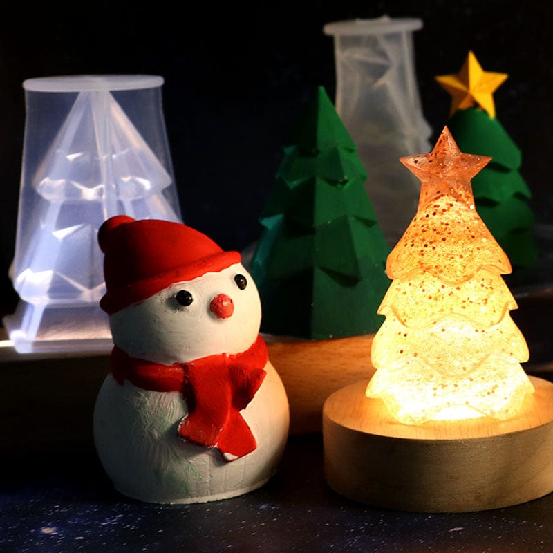 My Store Silicon Mould Christmas Snowman Mould