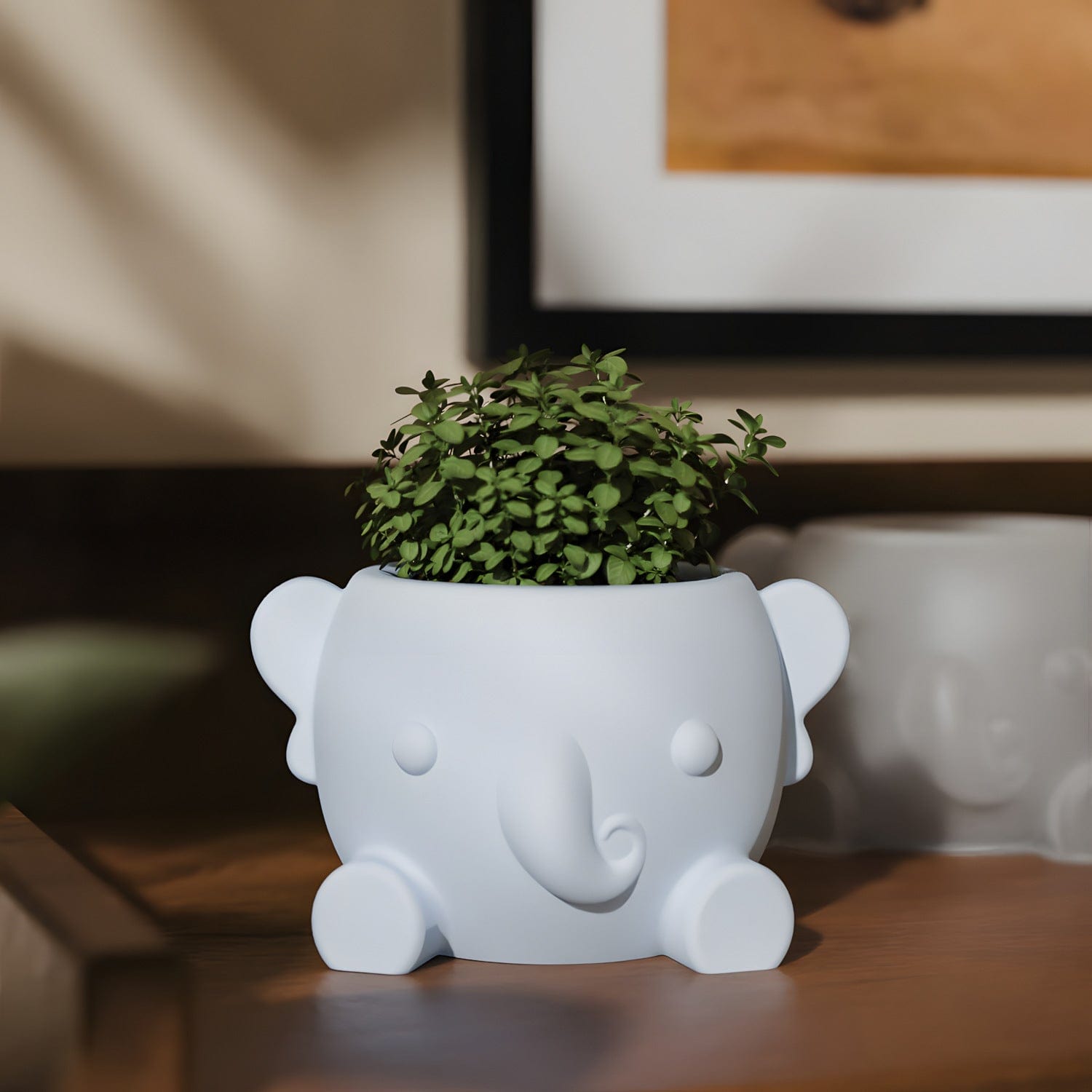My Store Silicon Mould Large Elephant Flower Pot Mould