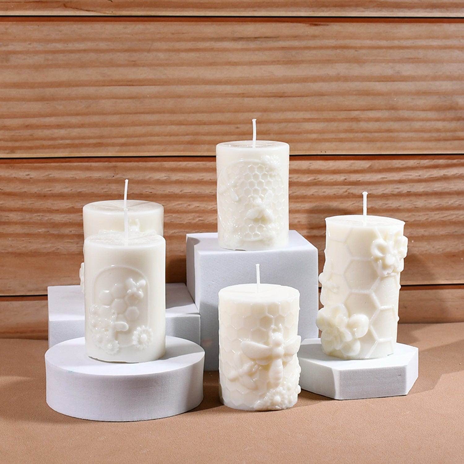 My Store Silicon Mould Honeycomb Candle Mould