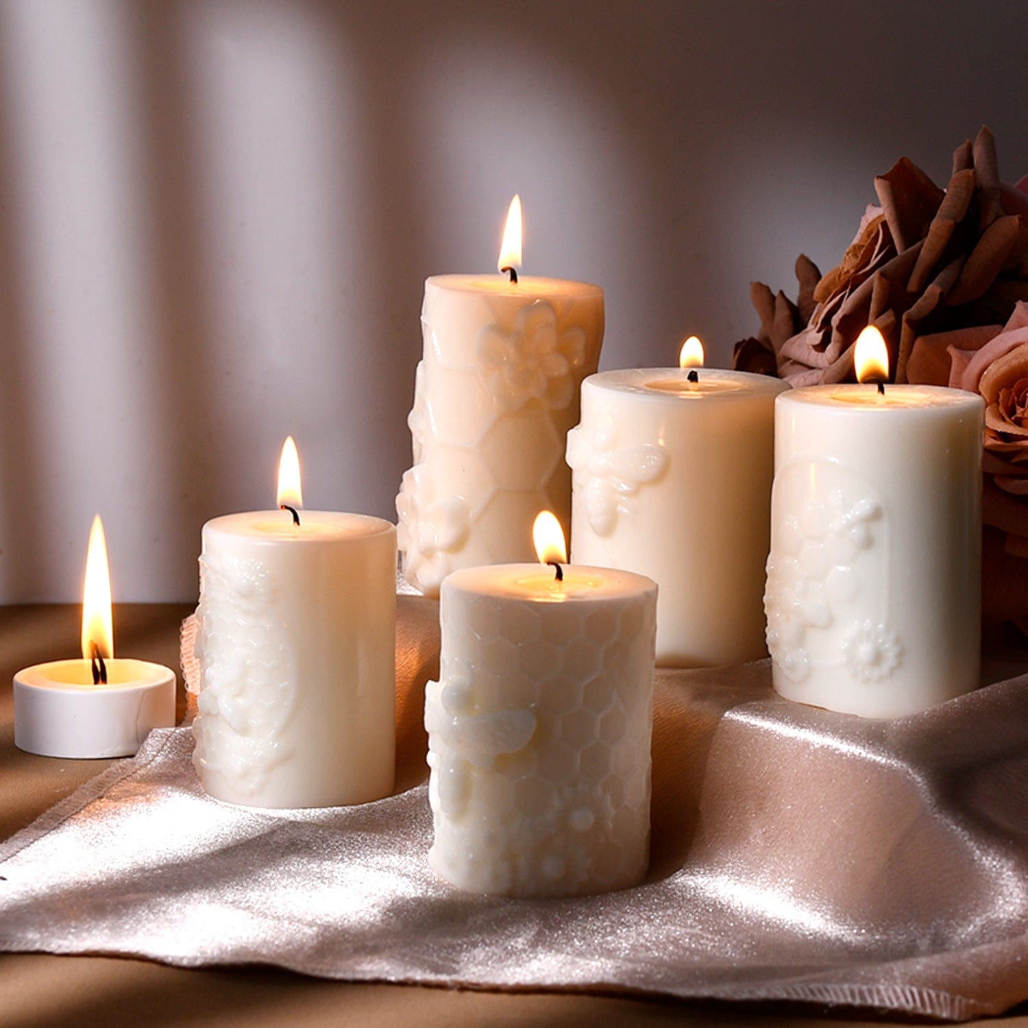 My Store Silicon Mould Honeycomb Candle Mould