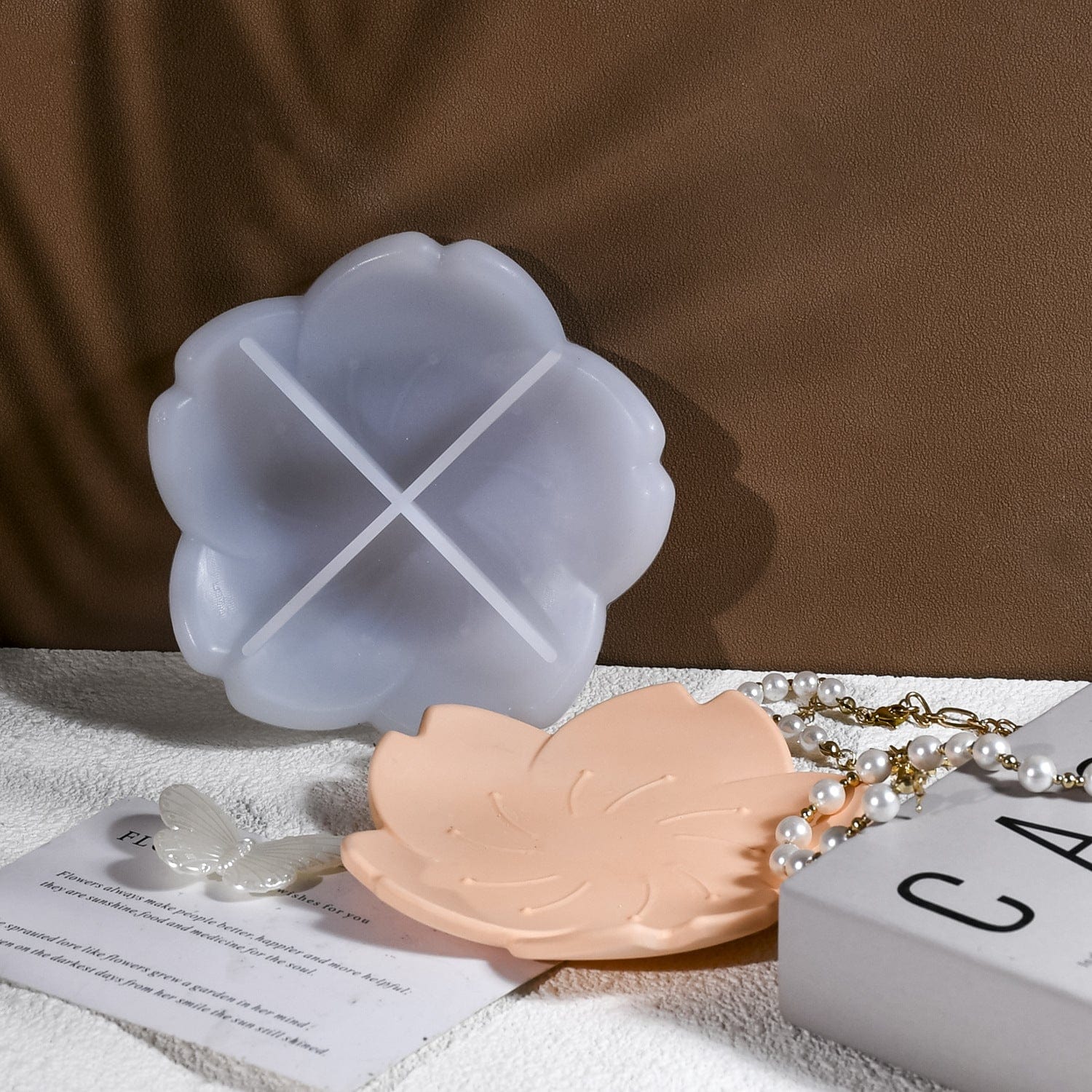 My Store Silicon Mould Flower Plate Mould