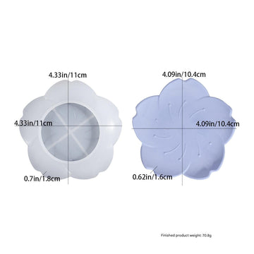 My Store Silicon Mould Flower Plate Mould