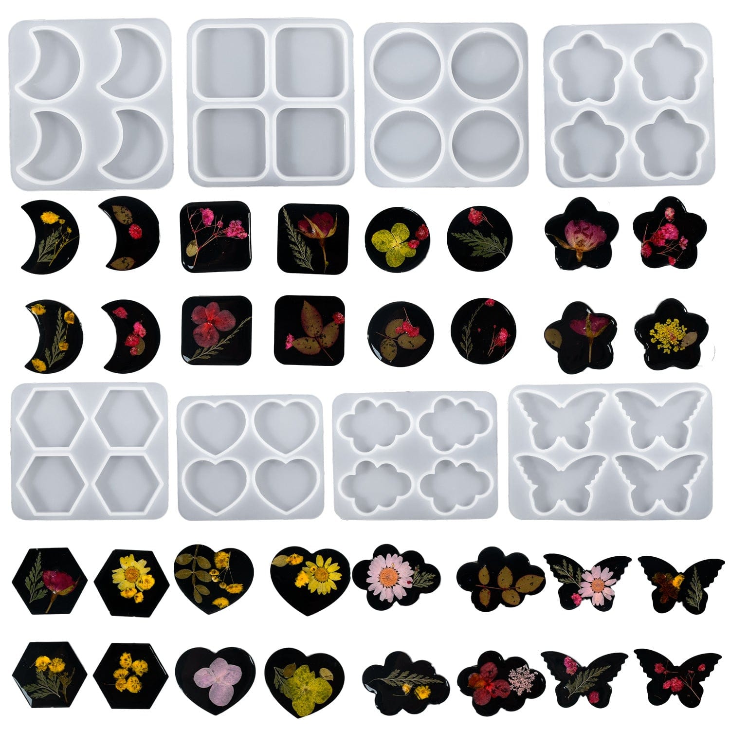 My Store Silicon Mould Square Pendant Mould
