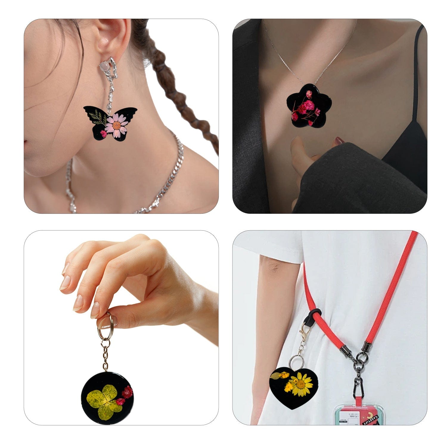 My Store Silicon Mould Butterfly Pendant Mould