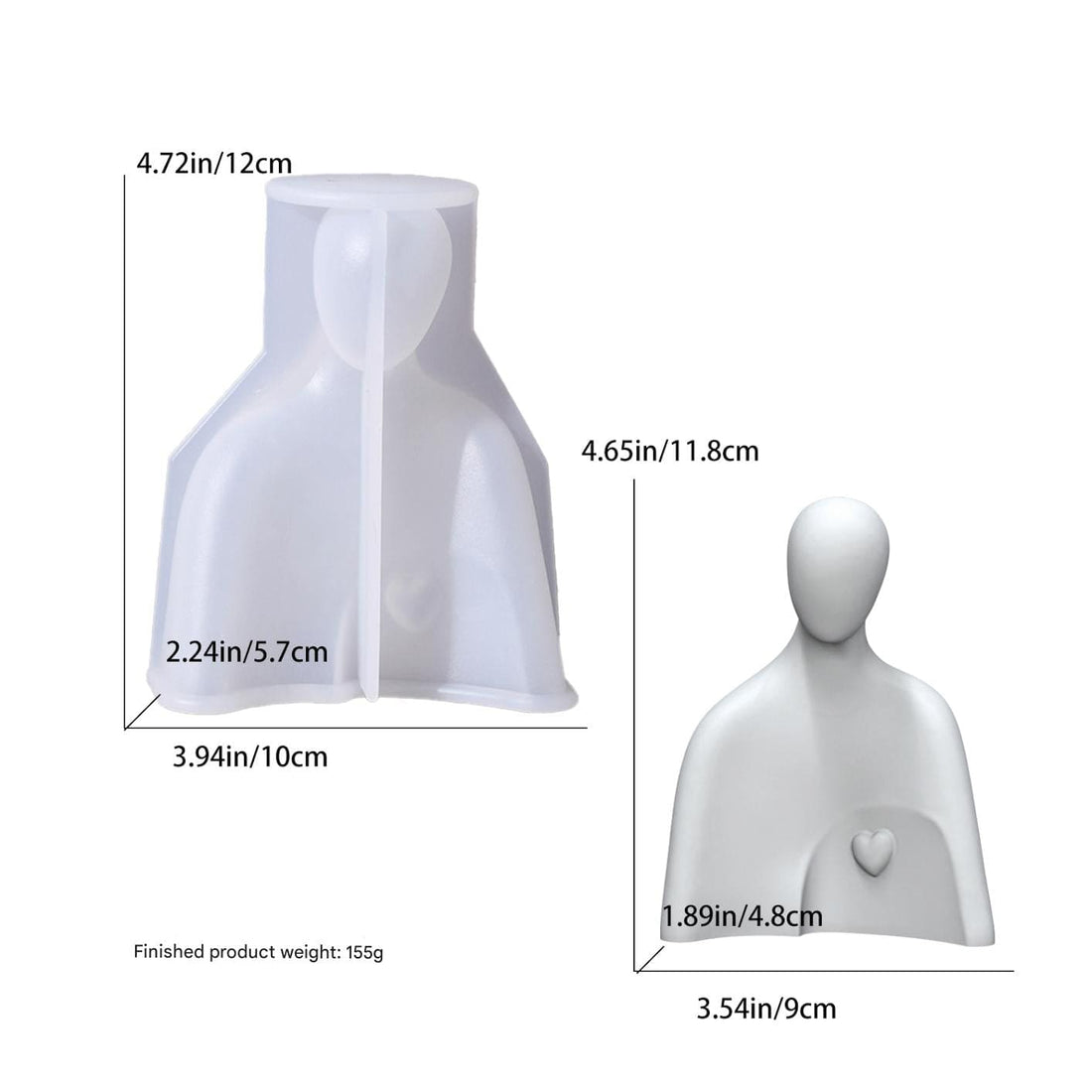 My Store Silicon Mould Family Statue Showpiece Mould