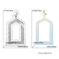 My Store Silicon Mould Medium Hollowed-Out Arch Door Frame Mould