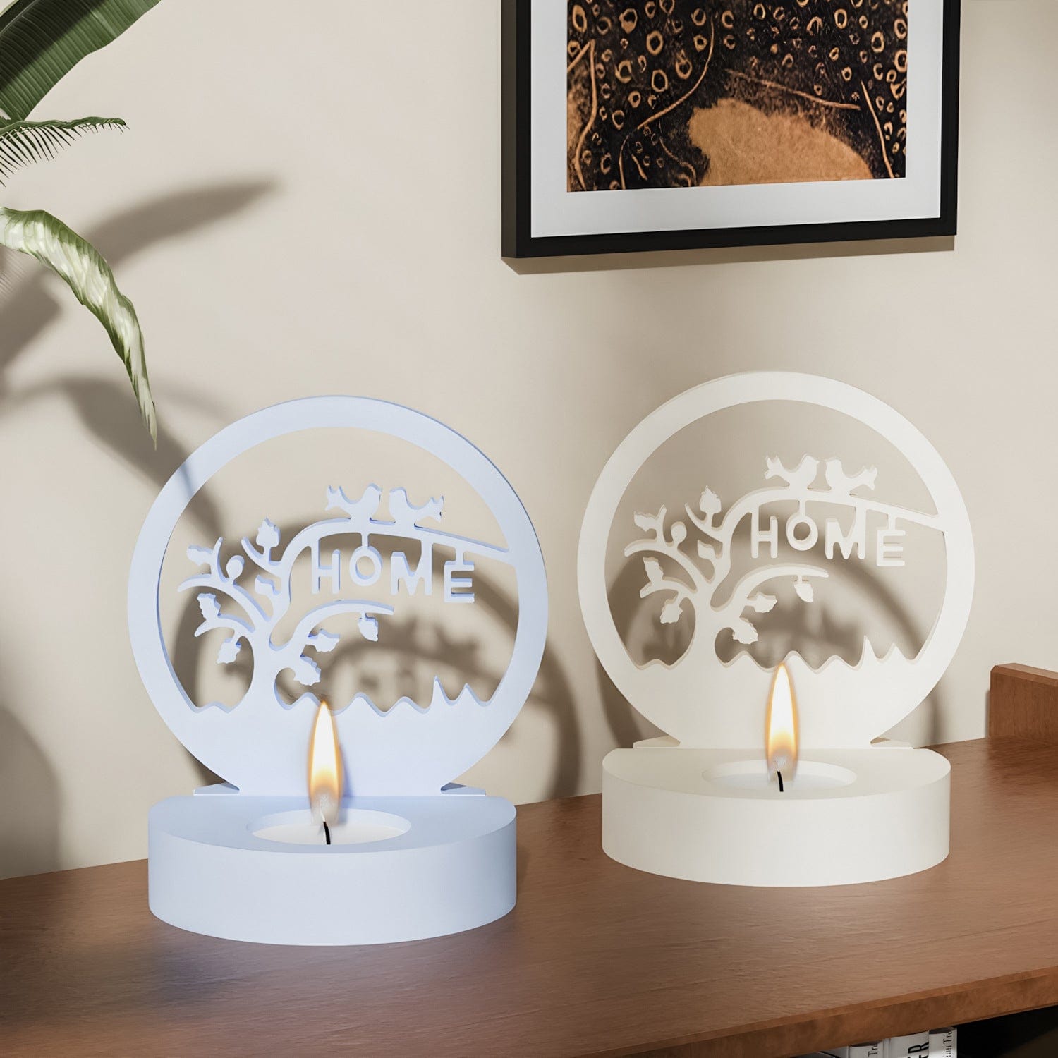 My Store Silicon Mould Tree Branch Home T-Light Mould