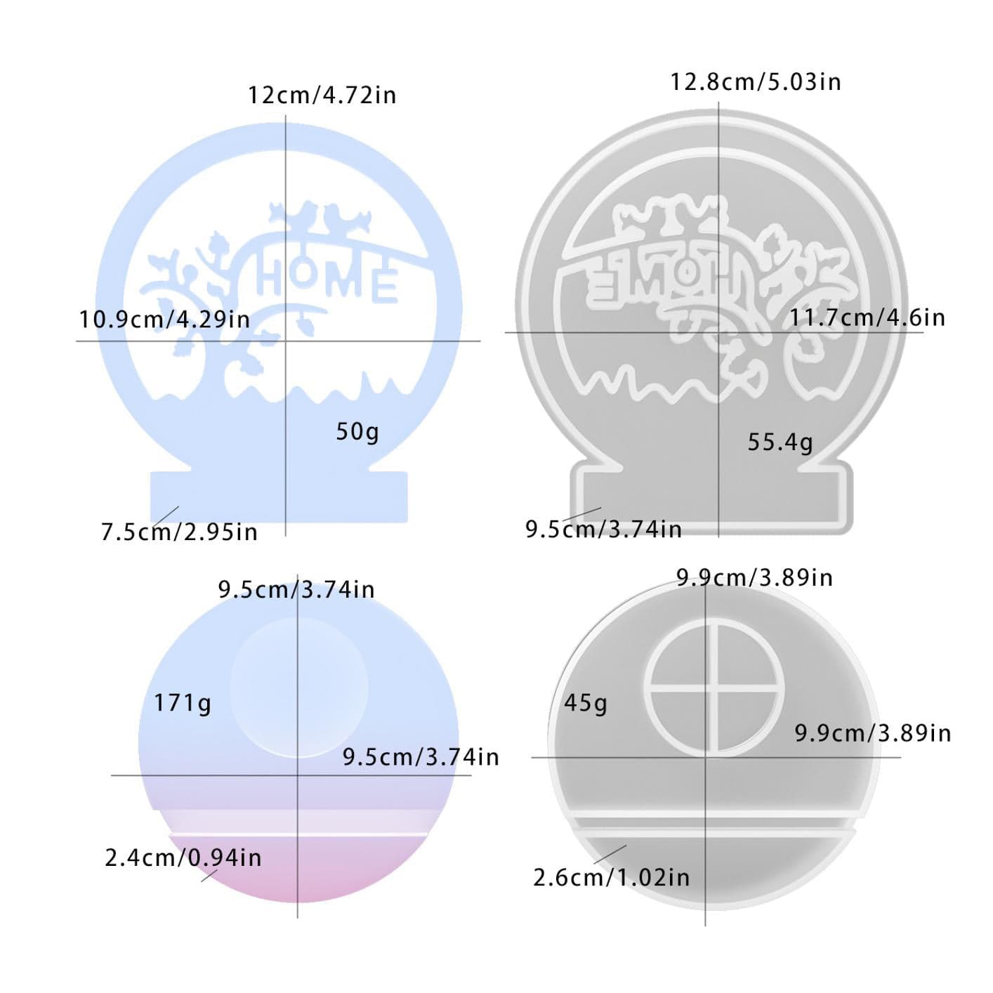 My Store Silicon Mould Tree Branch Home T-Light Mould