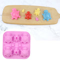 My Store Silicon Mould 8 Cavity Small & Large Turtles Handmade Cake Mould
