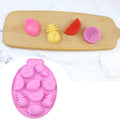 My Store Silicon Mould 9 Cavity Fruit Chocolate & Cake Mould