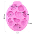 My Store Silicon Mould 9 Cavity Fruit Chocolate & Cake Mould