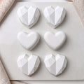 Crafteria Geomatric Shape Heart Silicone Mould