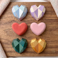 Crafteria Geomatric Shape Heart Silicone Mould