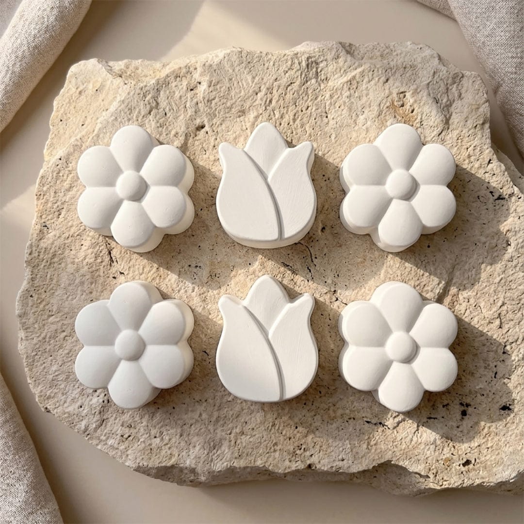 Crafteria Daisy and tulip Flower Silicone Mould ( Spring Flowers)