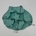 Crafteria Ocean Animal Moulds ( Turtle, Sea Horse, Octopus, Shell, Mermaid)