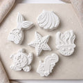 Crafteria Ocean Animal Moulds ( Turtle, Sea Horse, Octopus, Shell, Mermaid)