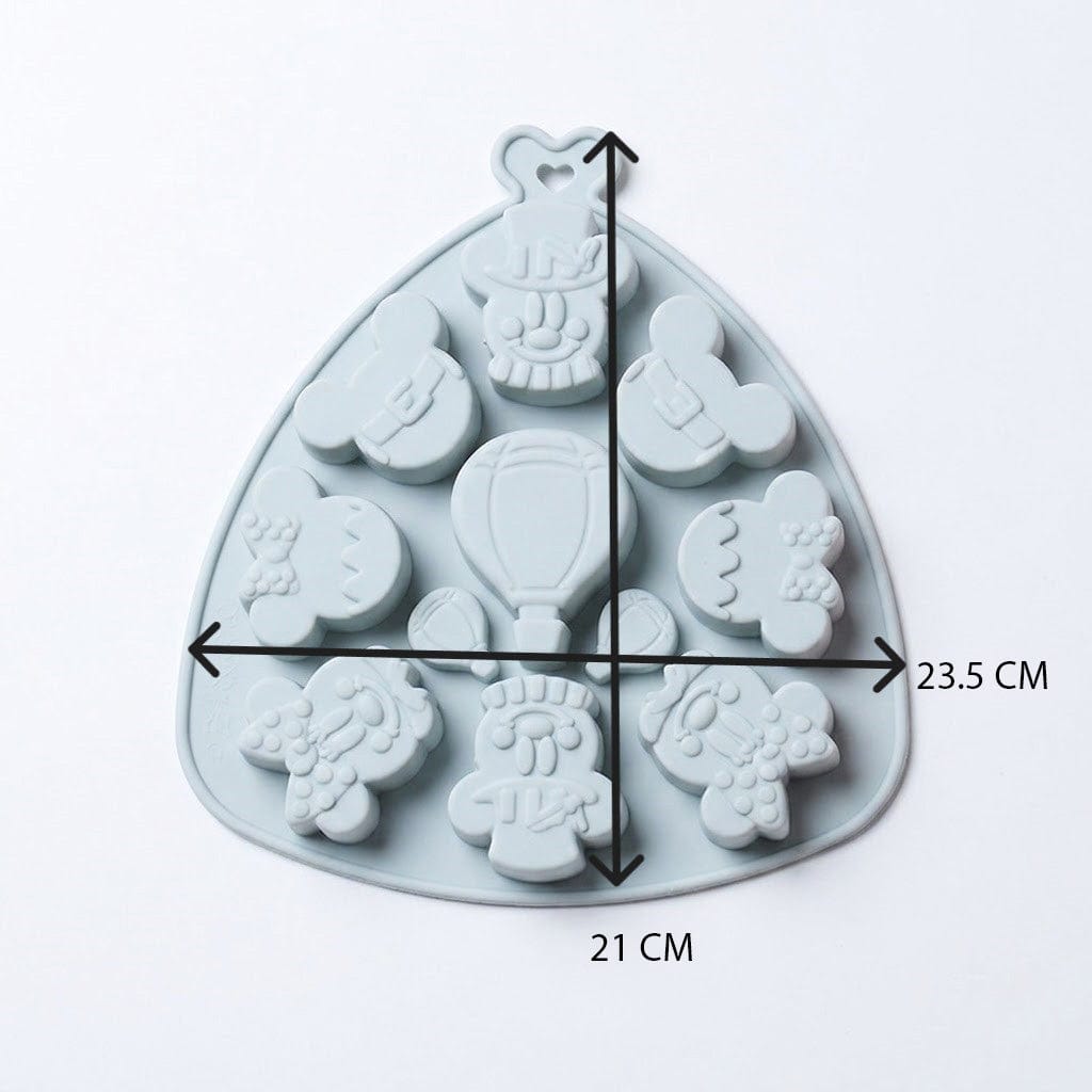 Crafteria Mickey Mouse Silicone Mould ( Cake, Soap, Show Pice)