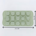 Crafteria Flexible Animals Shape Mould Tray Ice Balls Maker