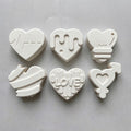 Crafteria Love Heart Silicone Mould For Chocolate Cake Soap