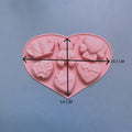 Crafteria Valentine Chocolate Mould/ Heart Shape Mould